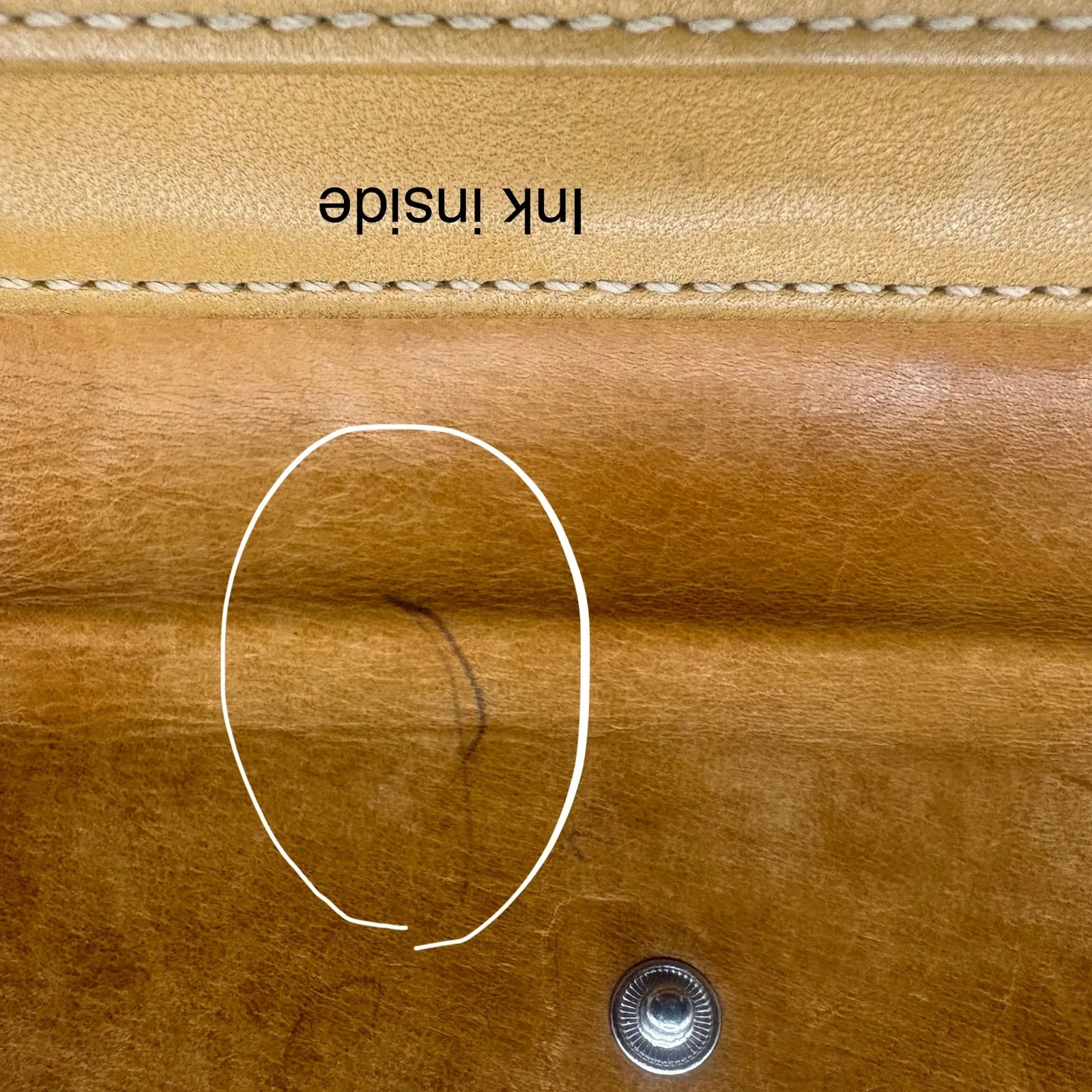 VTG Coach Leatherware Wallet Cardholder Tan Zip Trifold Carabiner  Y2K - Image 13