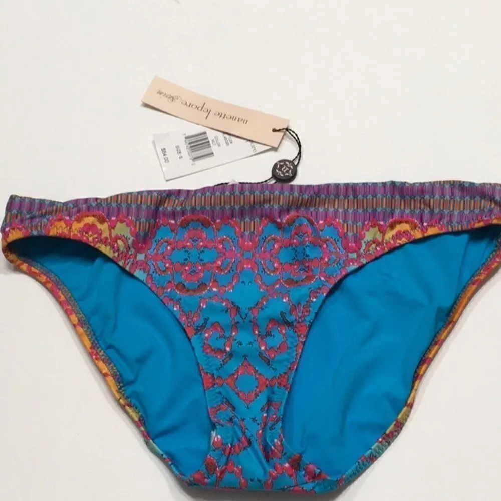 Nanette Lepore blue and pink bikini bottoms. NWT - Image 6