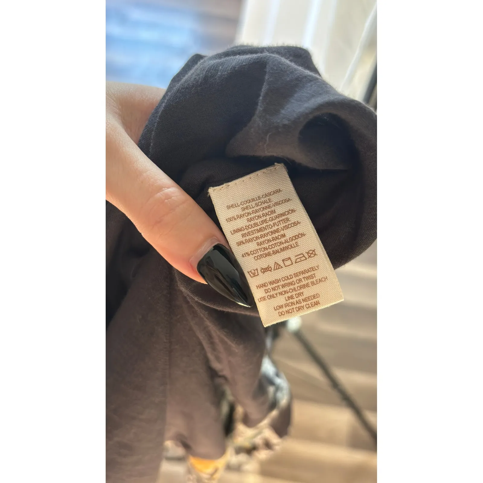 $108 Free People Floral Halter Neck Wide Leg Jumpsuit Black Yellow Size 2 - Image 9