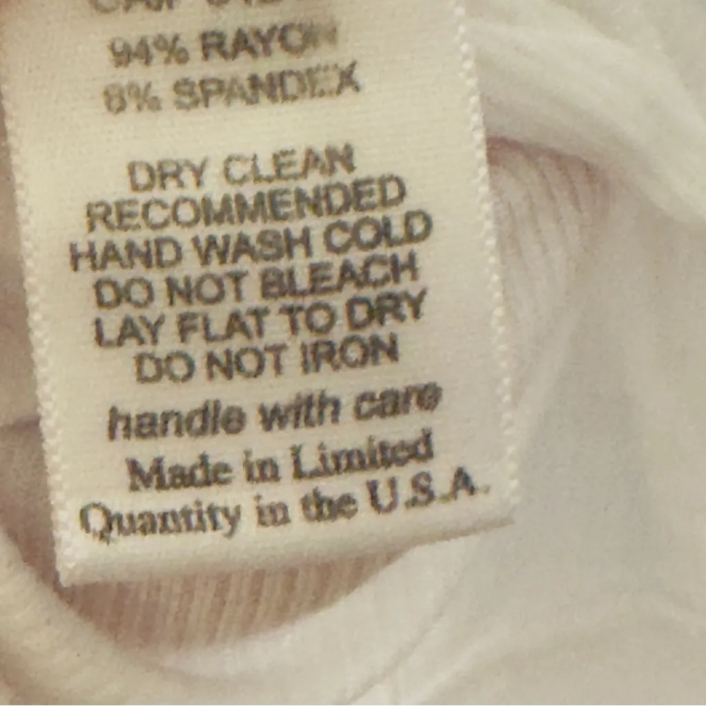 NWT MICHAEL LAUREN BUZZ SCOOP NECK HIGH LOW TEE White Medium - Image 5