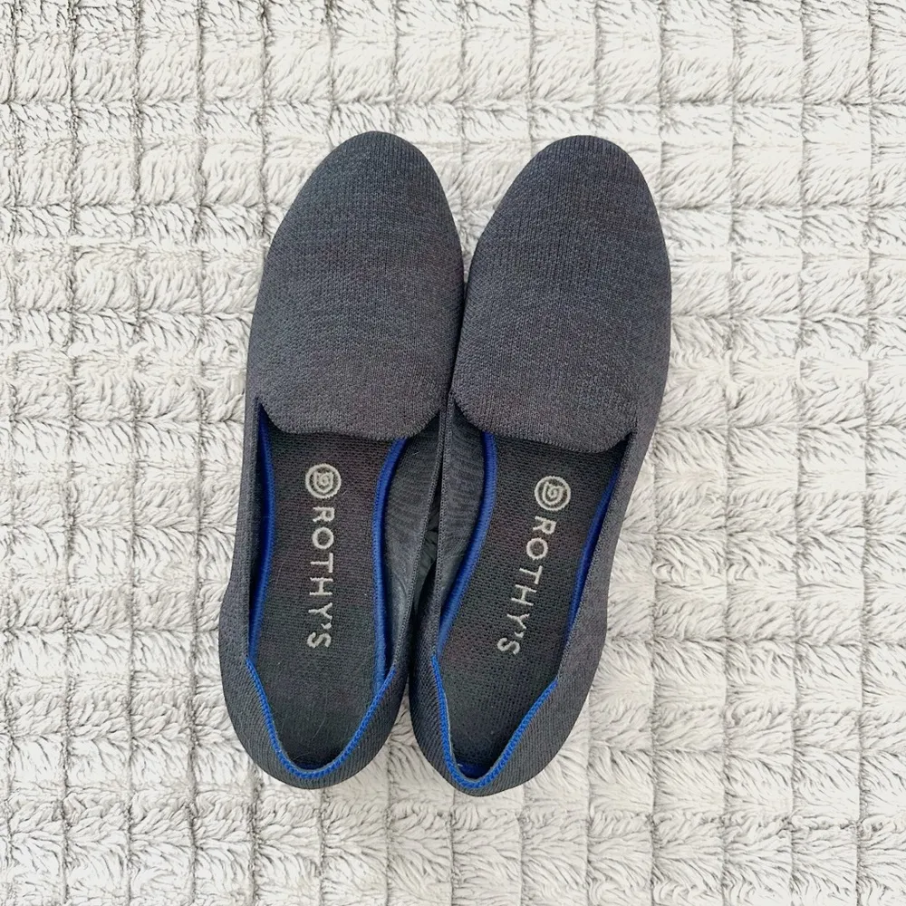 Rothy’s Retired Rare Navy Heather Loafers - Image 3