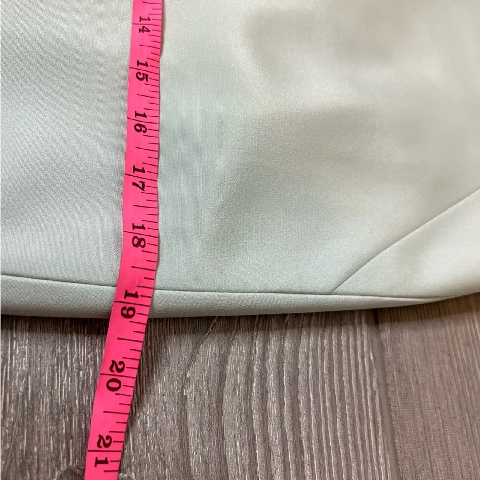 Pamella Roland mint sheath dress light blue green sleeveless Size L - Image 6