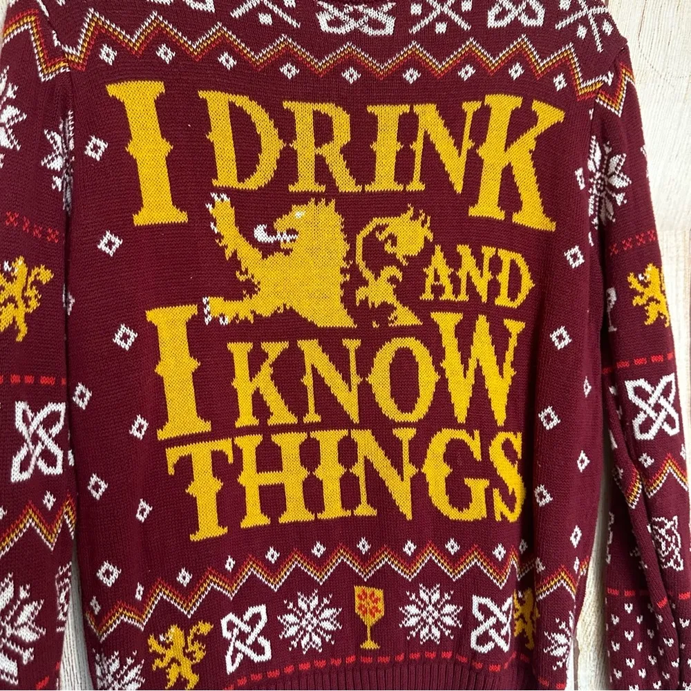 Game Of Thron Christmas Small Cozy Comfy Sweater - Image 4