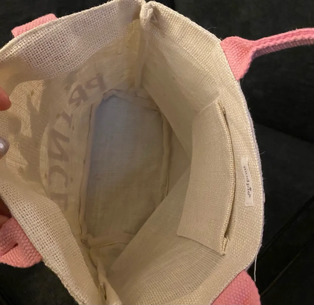 Sequined Canvas Princess Bag Multiple - Image 4