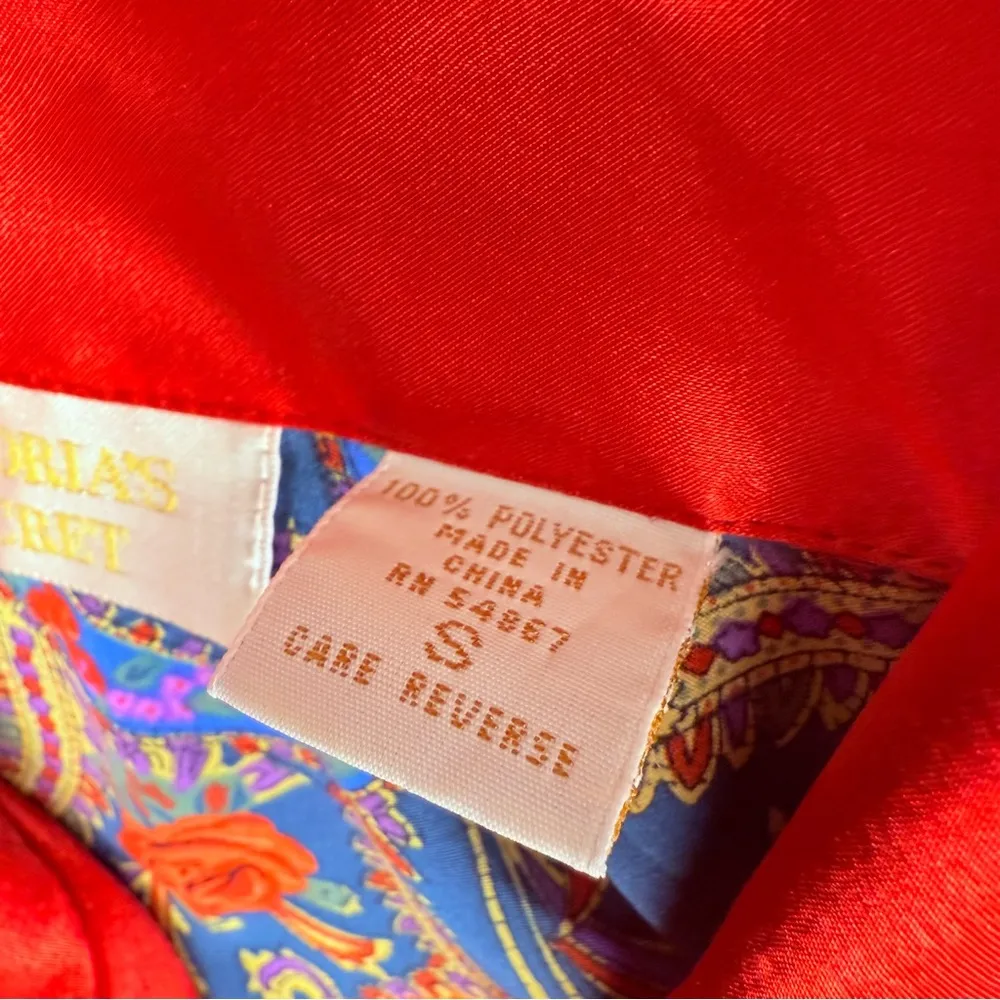 Vintage 90s retro Victoria’s Secrets gold label dressing robe  Nighty lingerie - Image 5