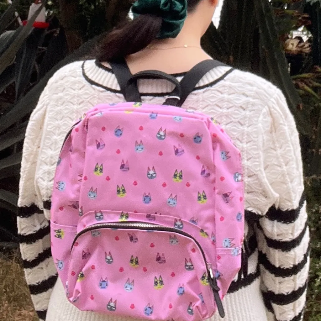 Pink Animal Crossing New Horizons backpack - Image 2