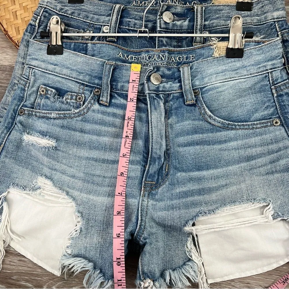 American eagle vintage high rise festival jean shorts bundle‎ of 2 - Image 3