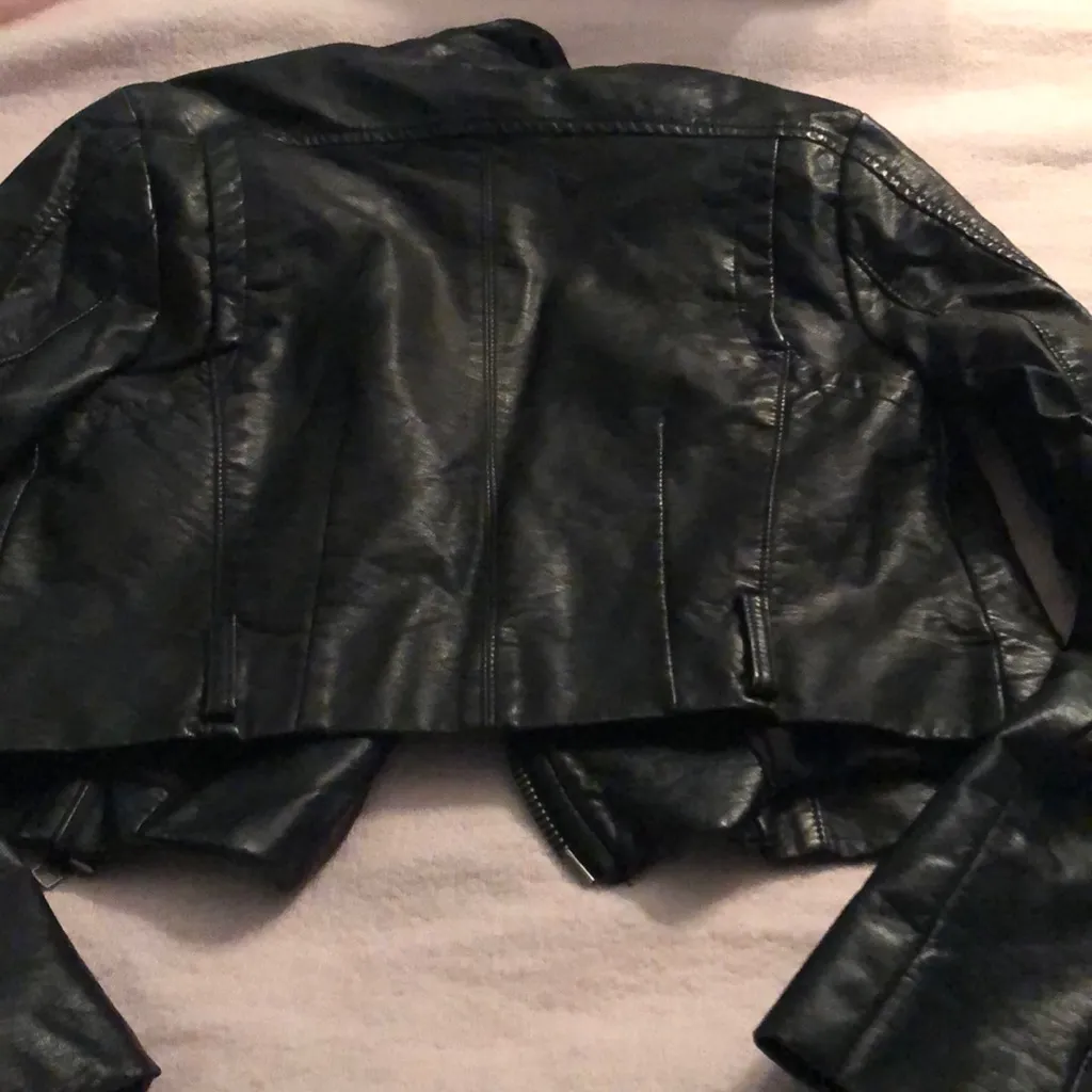 Free people leather boomer jacket - Image 6