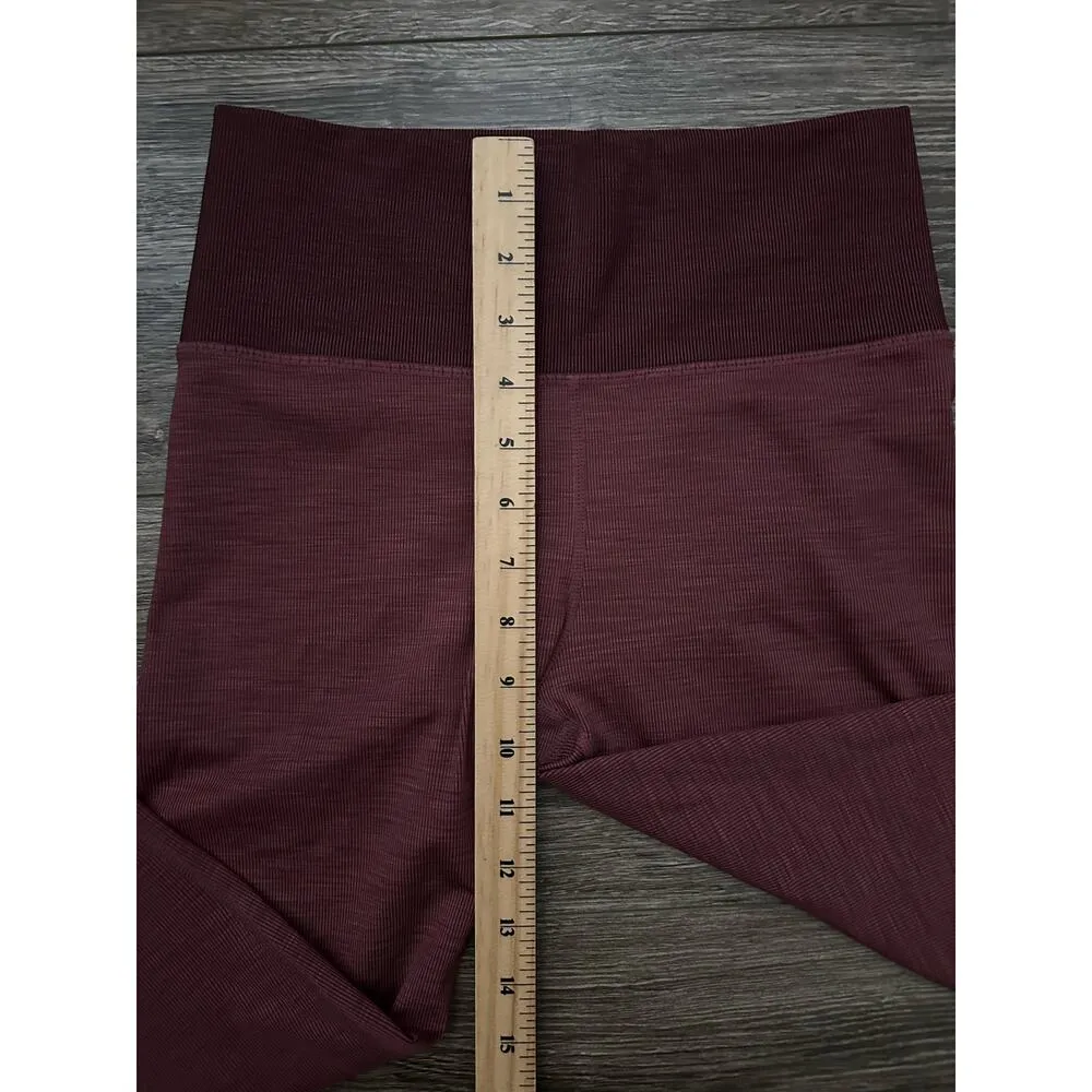 Vouri Lux Rib Studio Legging Desert Rose Heather - Image 4