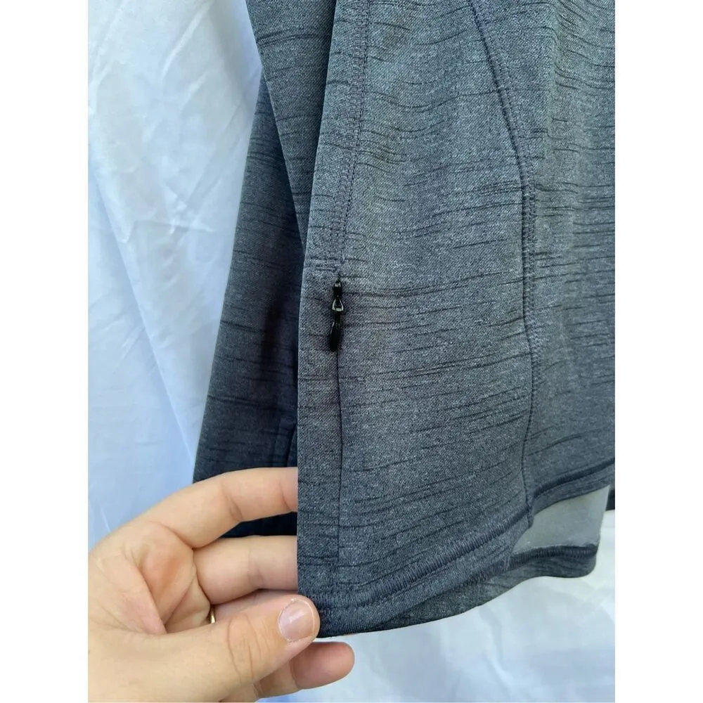 Champion Grey 1/4 Zip Woman’s Top Size Large - Image 6