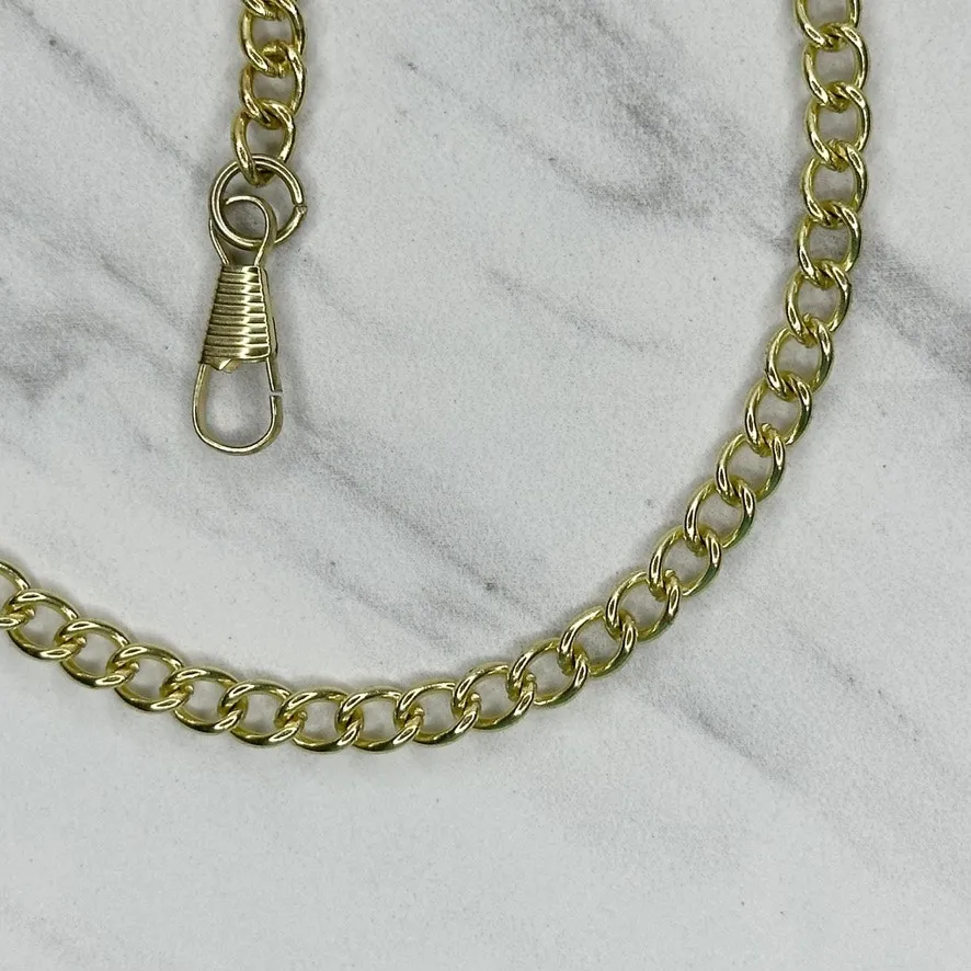 Gold Tone Chain Purse Strap 49" Crossbody Bag Replacement ✨ - Image 11