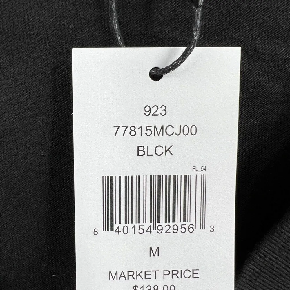 n:PHILANTHROPY Black Leonardo Knot Front Short Casual Shirtdress Black Med New - Image 33