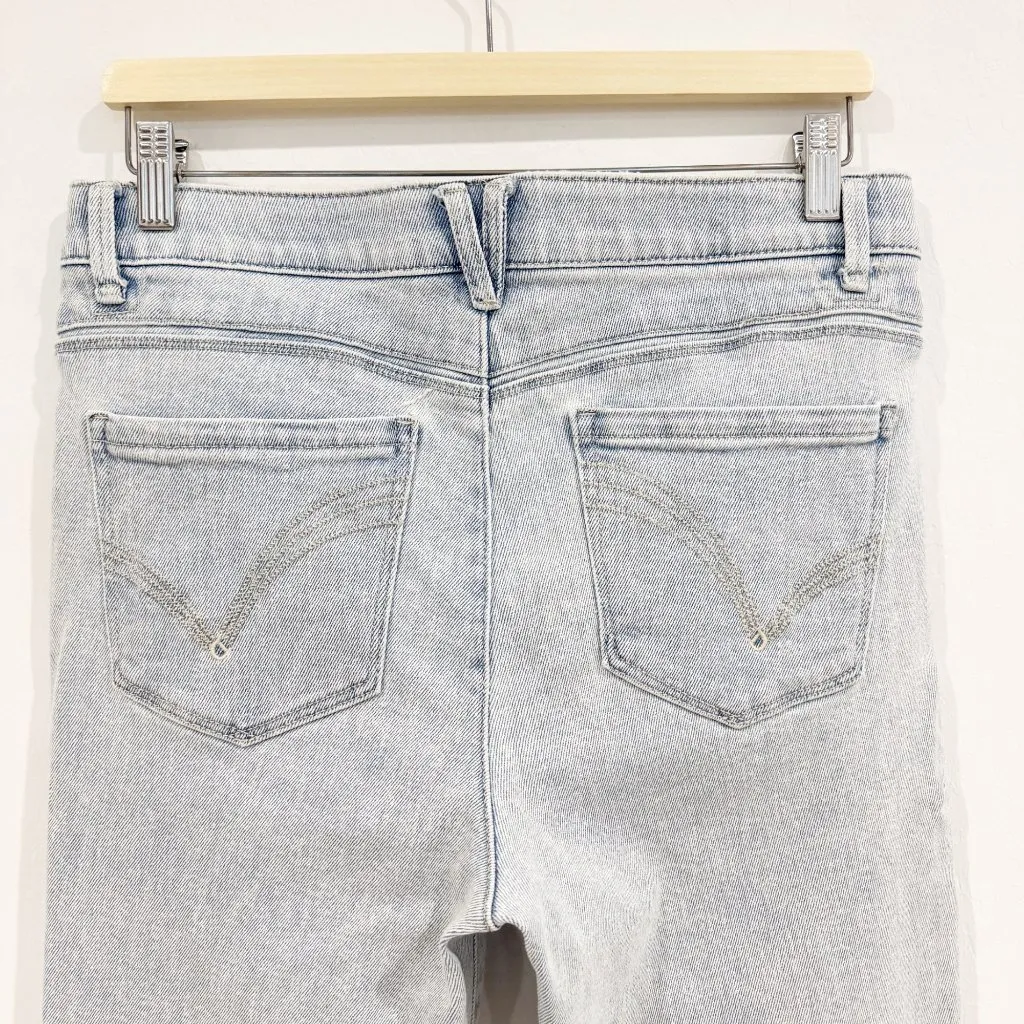 Democracy Absolution Straight Leg Jeans Light Wash Blue Size 10 - Image 8