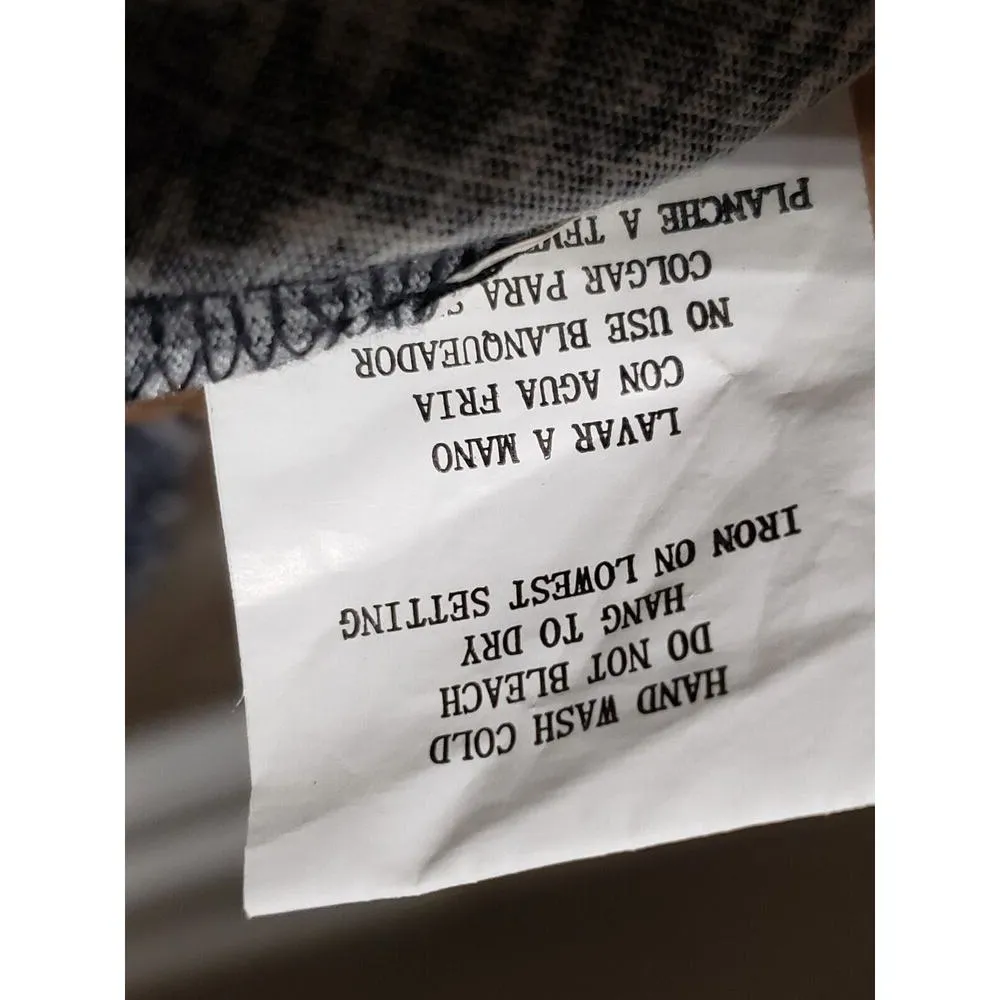 As U Wish Womens Black & White Polyester V-Neck Short Sleeve Knee Length Dress L - Image 11