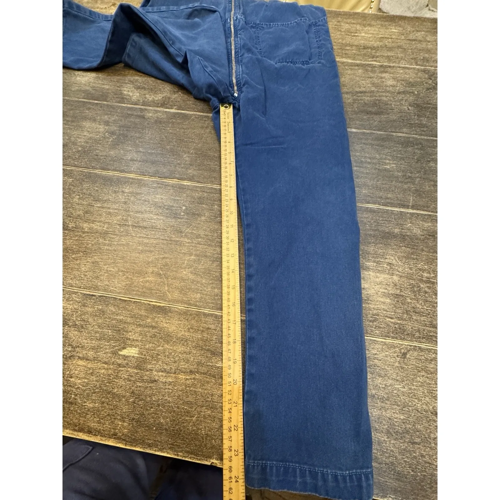 Rachel Comey The Barrie Jumpsuit Blue Denim Zip Up Oversized Size 2 - Image 12