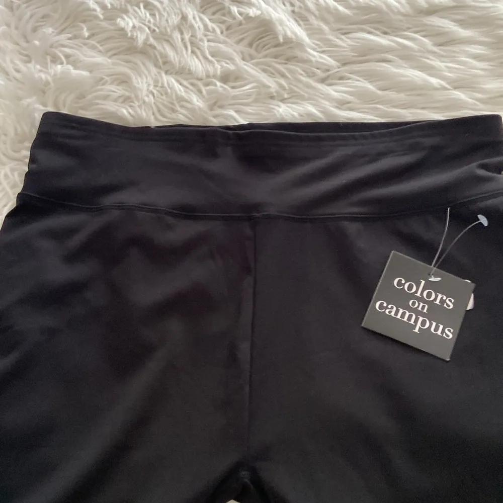 FLORIDA GATOR CAPRI PANTS SIZE XL inseam 23” WAIST 34” ELASTIC Black - Image 11