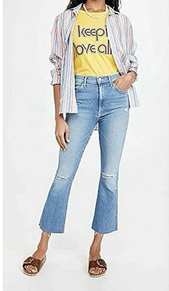 Mother Womens Yellow Boxy Goodie Klo Lemon Keepin Love Alive T Shirt Tee Top M Size M - Image 3