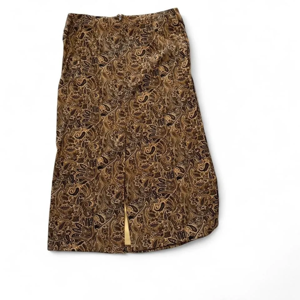 Vintage‎ Paisley Print Maxi Skirt - Image 2
