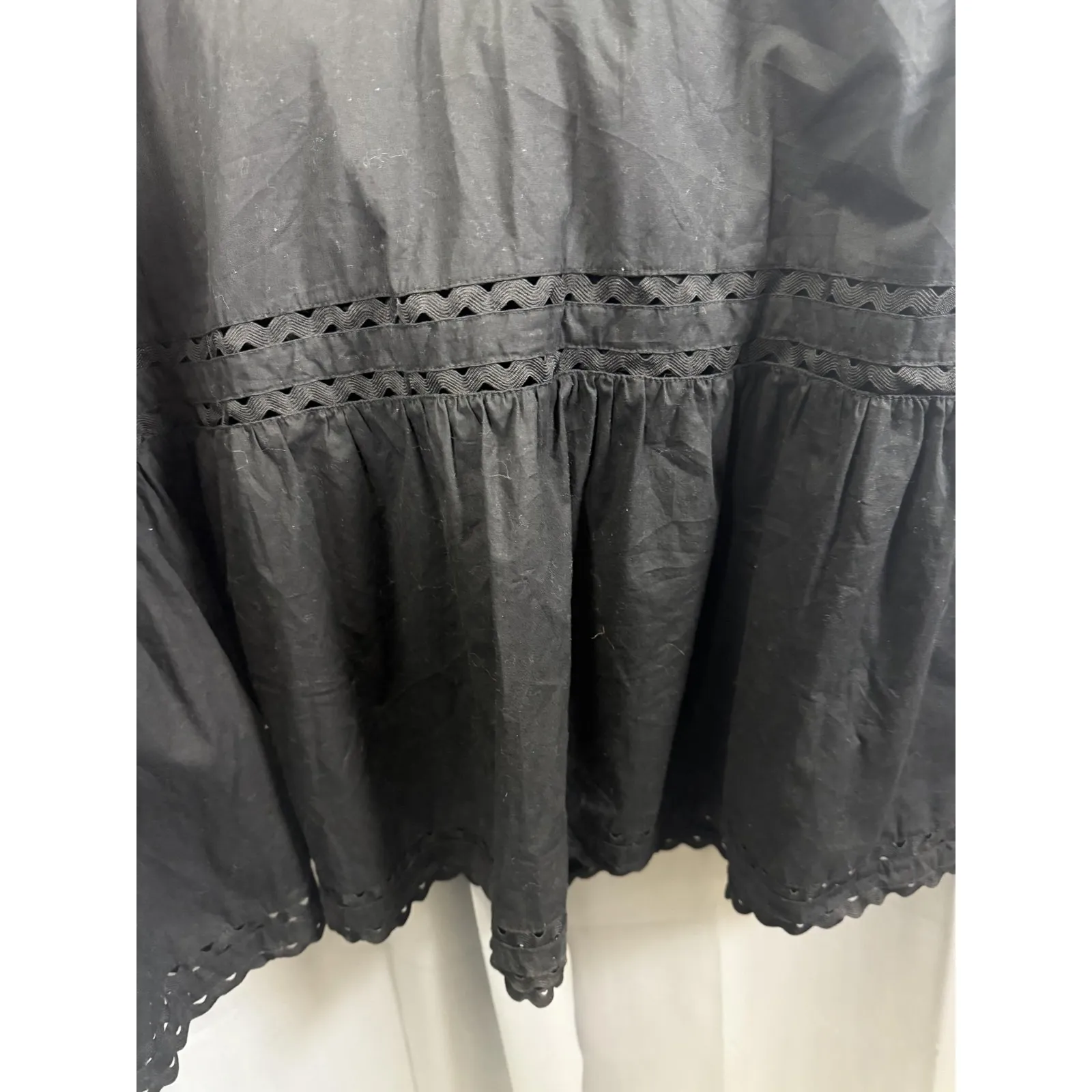 J.Crew Dress Womens Small Black V - Image 9