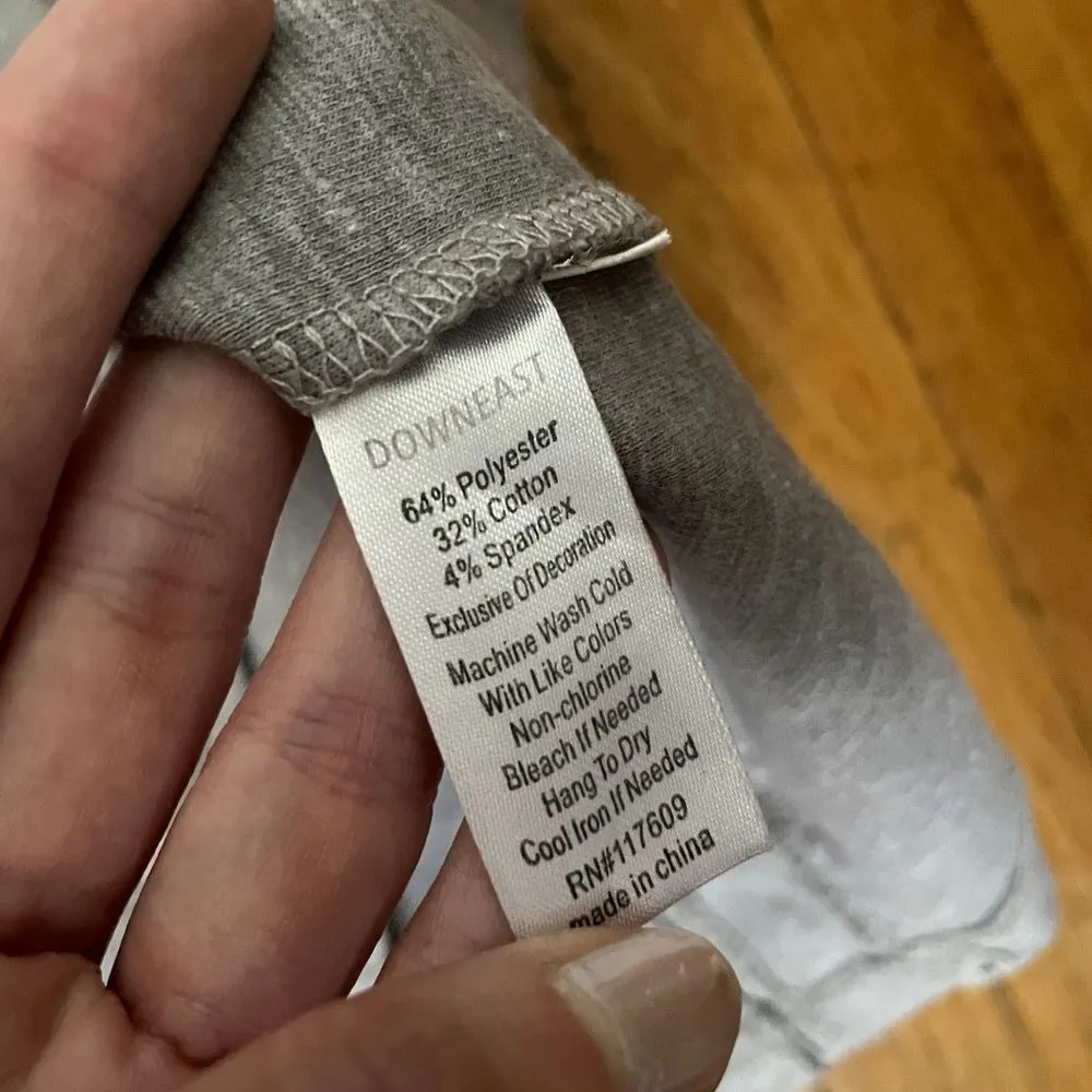 Downeast gray skirt business casual style knee length pencil skirt comfortable - Image 5