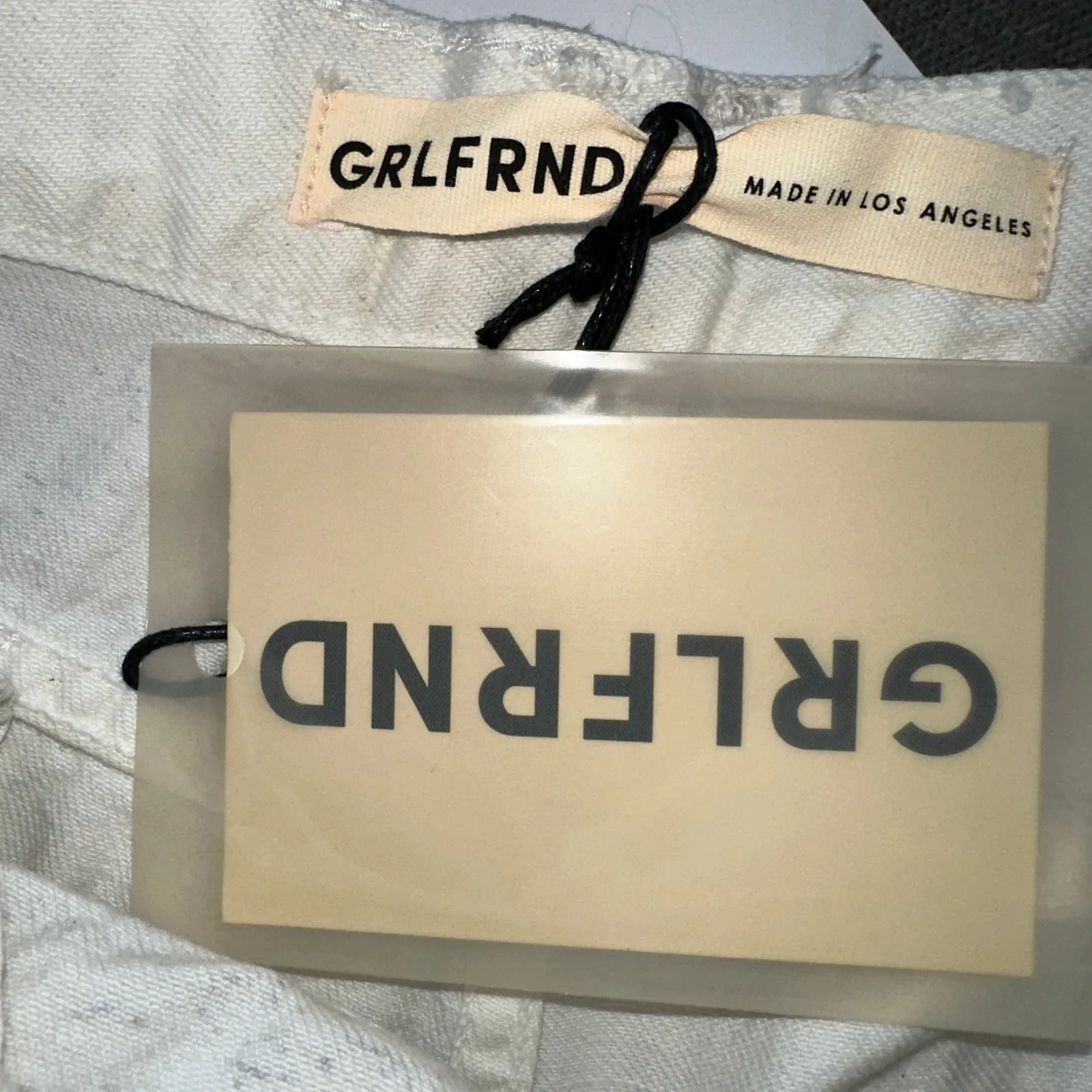 GRLFRND Camo Cargo Jean Grey SIZE 24 Camoflage Slouchy Low Rise Baggy $295 NEW - Image 8