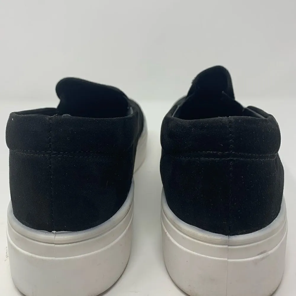 Topshop Black Suede Slip on sneakers size 6 (39)‎ - Image 9