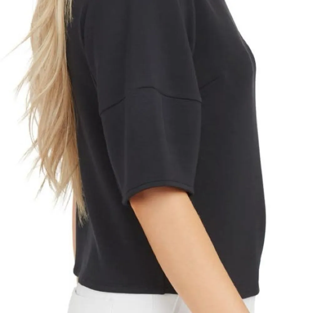 Spanx AirEssentials Puff Sleeve Desk to Dinner Elbow Sleeve Top Very Black Small - Image 3