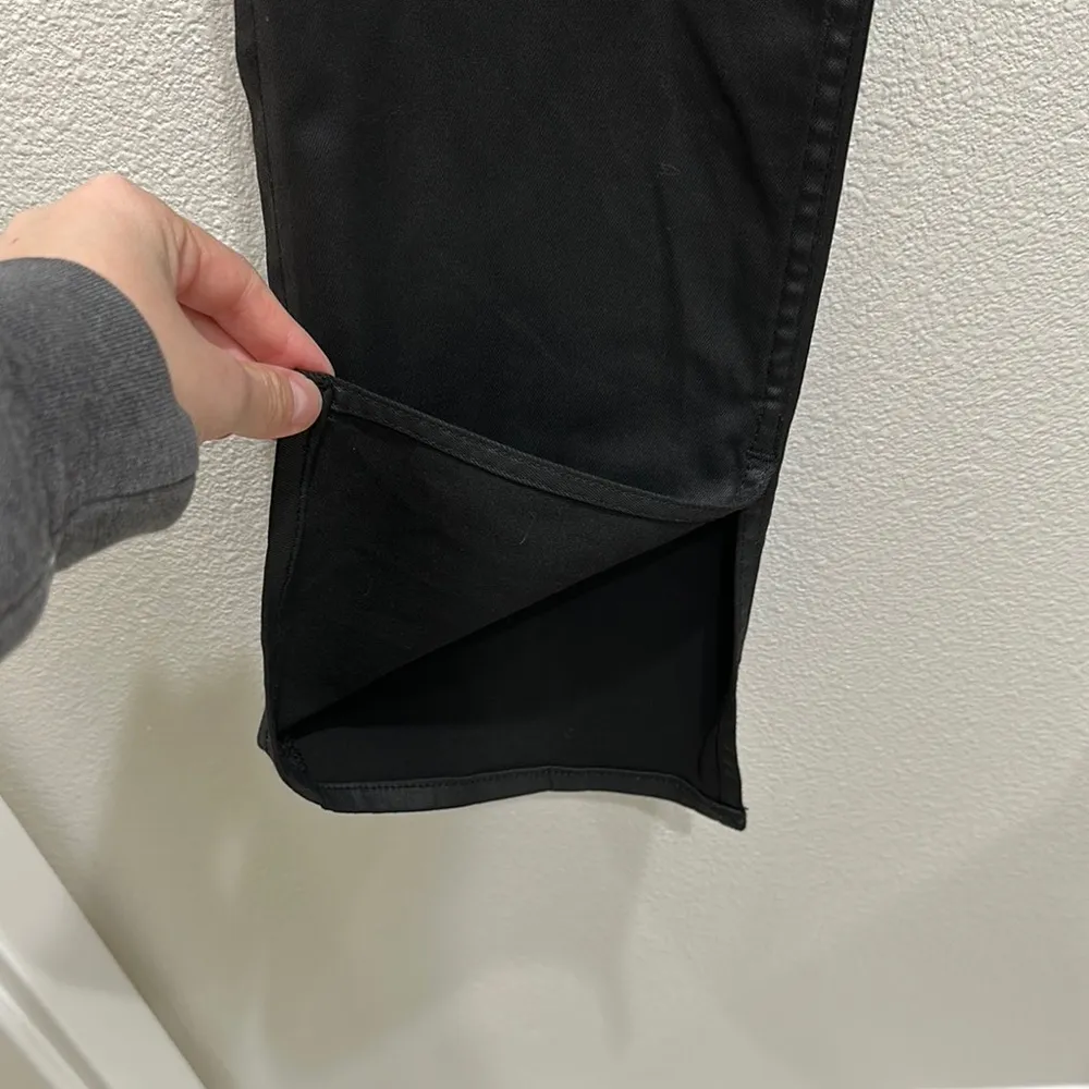 Abercrombie & Fitch 90s Ultra Slim Straight Coated Denim w/slit - Image 4