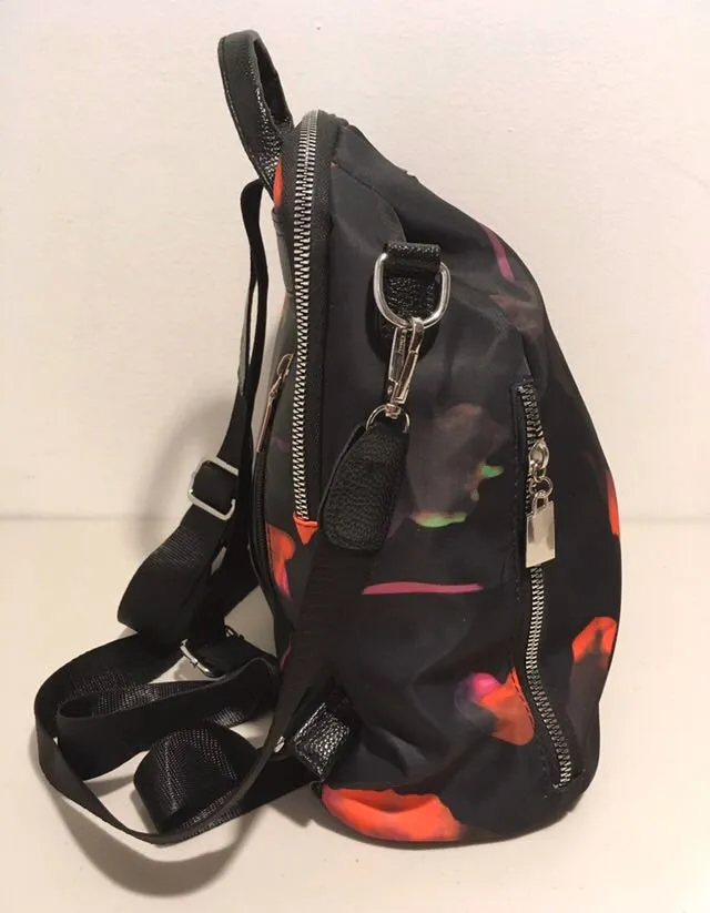 Black Backpack Shoulder Bag - Image 5