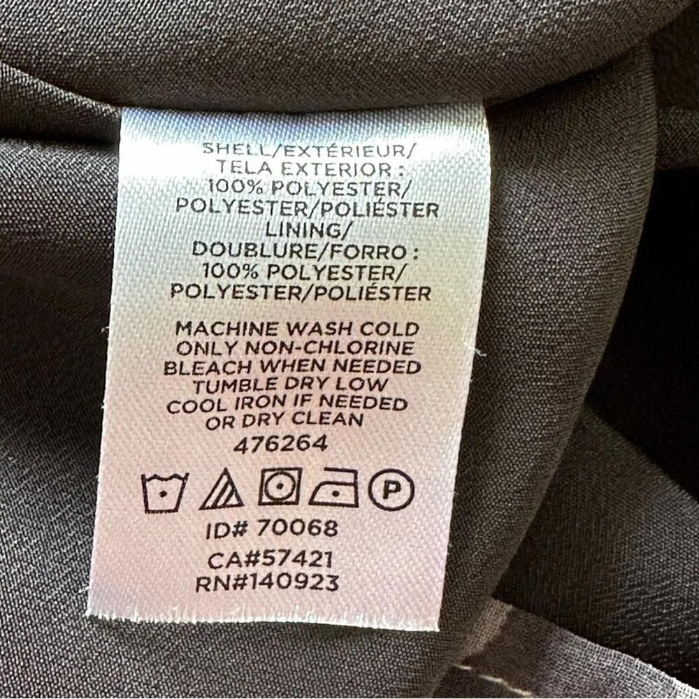 Loft Outlet Dress Gray Black Leopard Animal Print Long Sleeve Mini Dress Size XS - Image 10