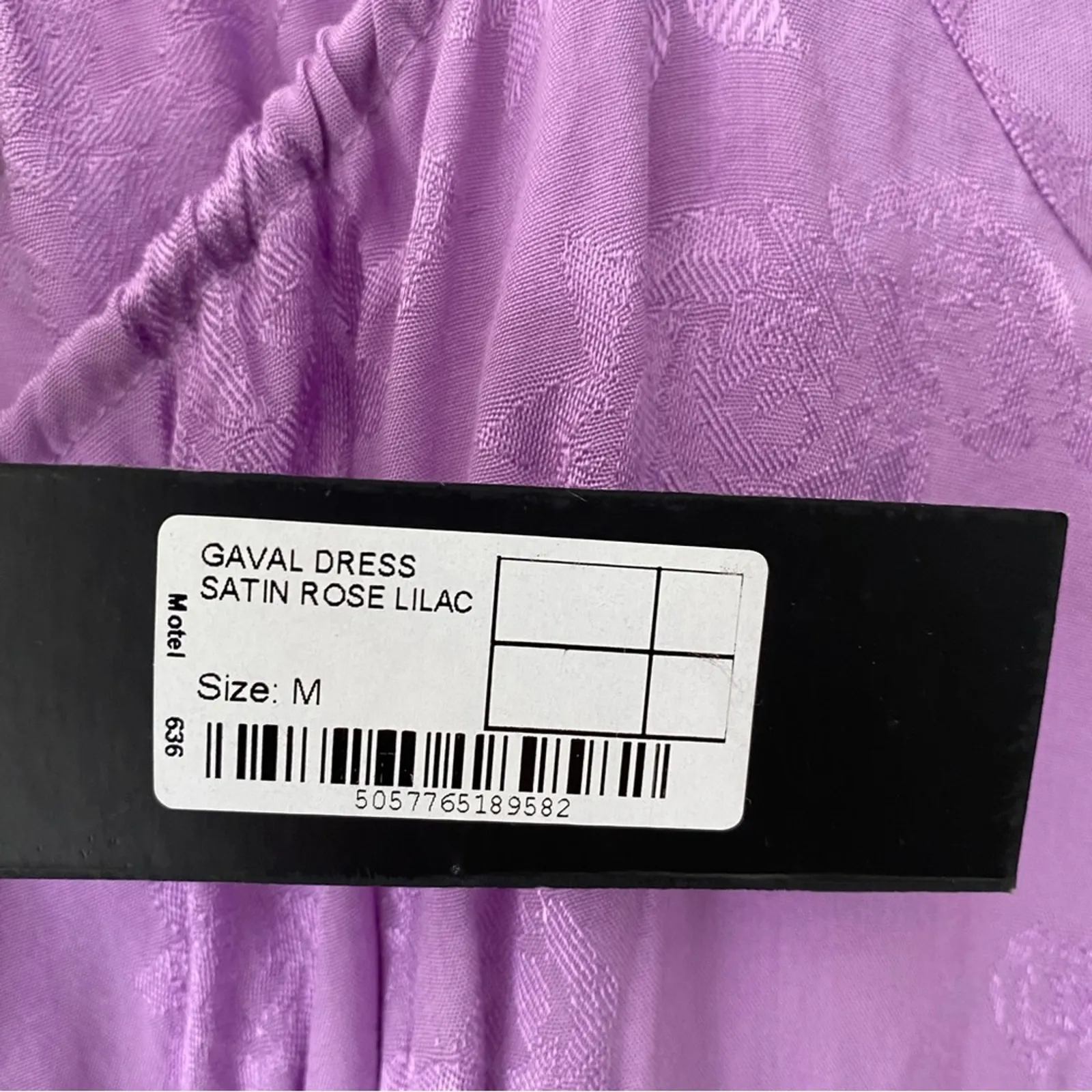 Motel Rocks Gaval Mini Babydoll Dress Satin Rose Lilac Dress lavender medium nwt - Image 6