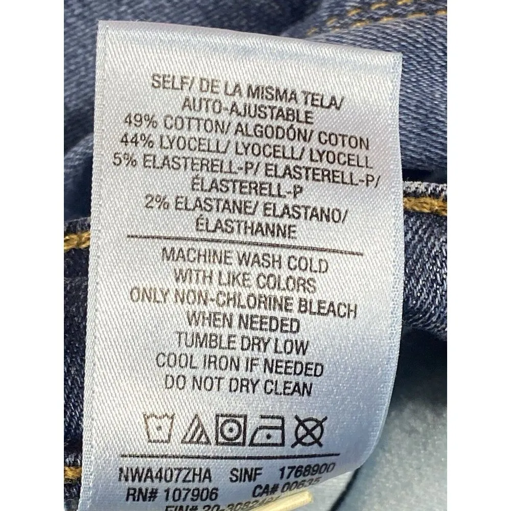 Hudson Jeans Womens Size 30 Ankle Super Skinny Krista Dark Raw Hem Denim Stretch - Image 10