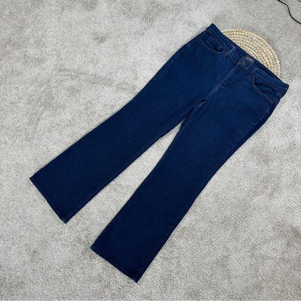 NYDJ Women’s Barbara Bootcut Jeans Liftxtuck Mid Rise in Cooper Medium Wash 12P - Image 4