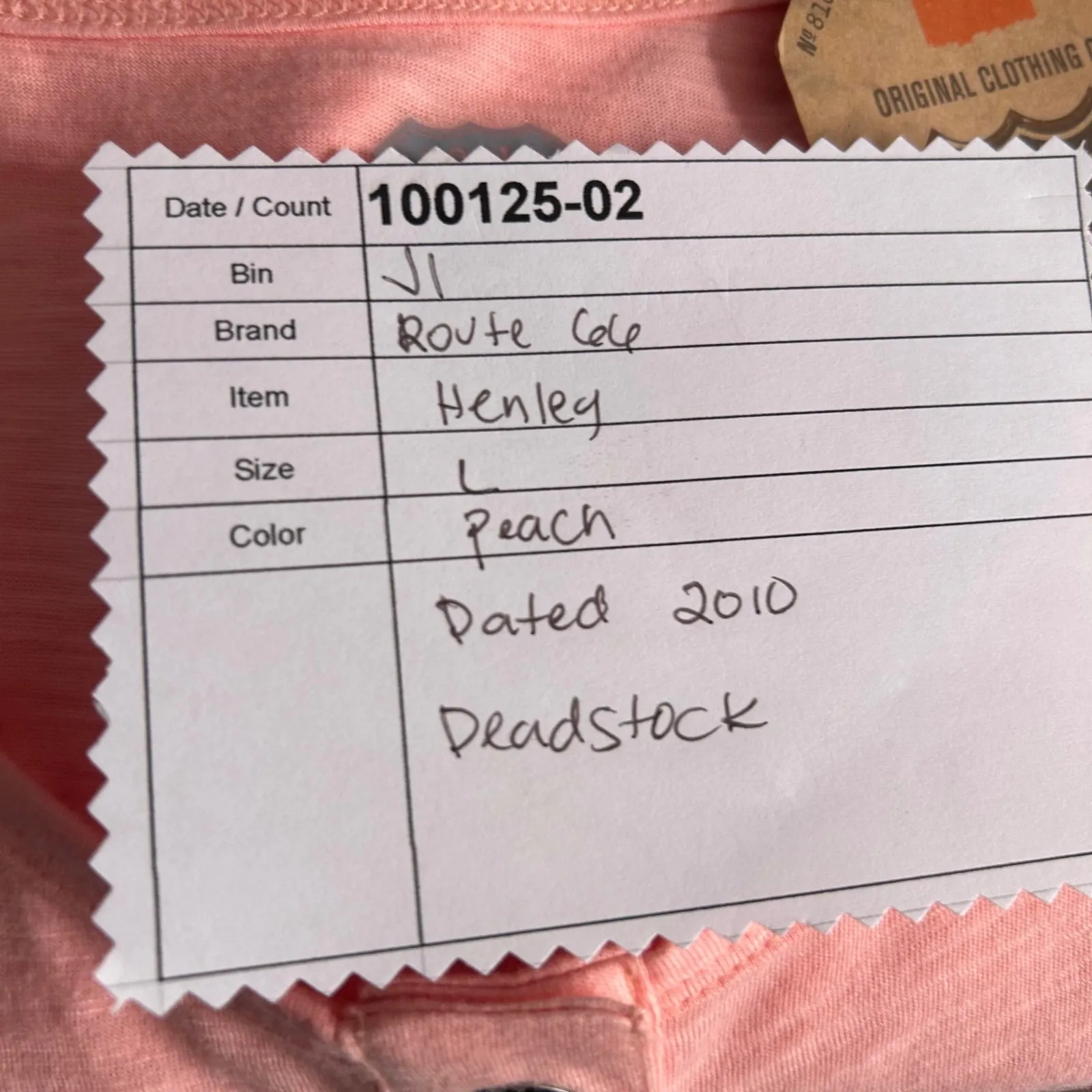 Route 66 Y2K Henley Top Pink Large - Image 9