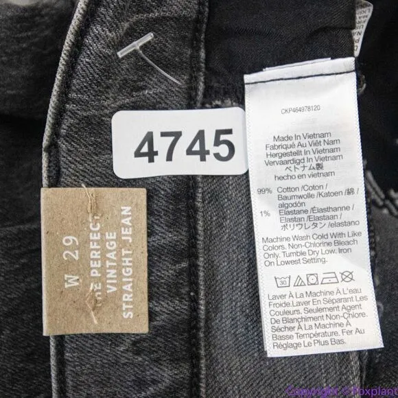 NEW Madewell The Perfect Vintage‎ Straight Jean in Meaford Wash,size 29 - Image 16