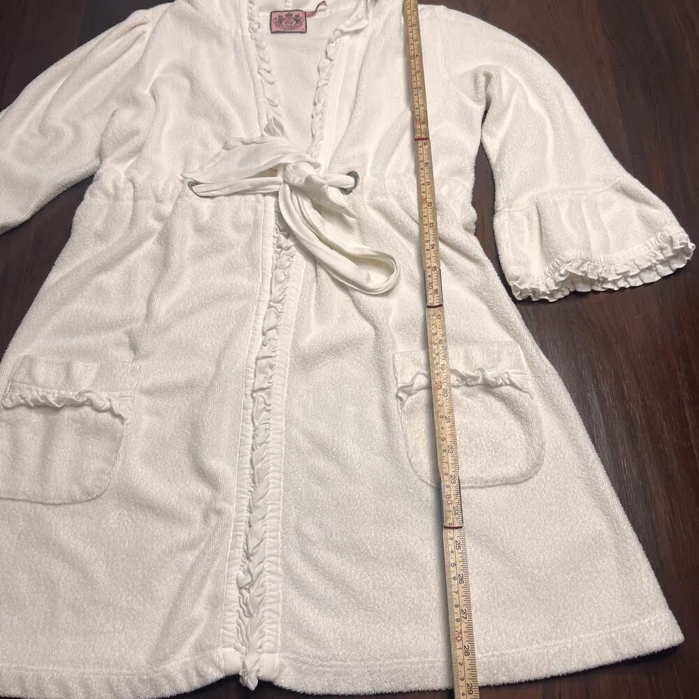 Juicy Couture Women's White Robe Sz S - Image 5