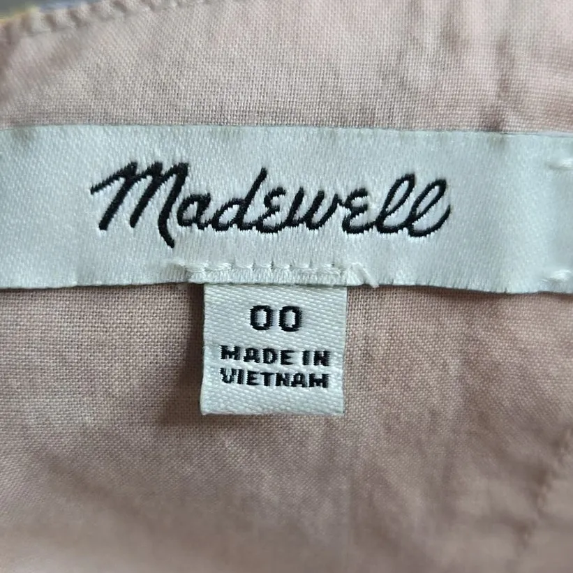 Madewell Tie-Front Cutout Dress in Sherbet Stripe Size 00 - Image 4