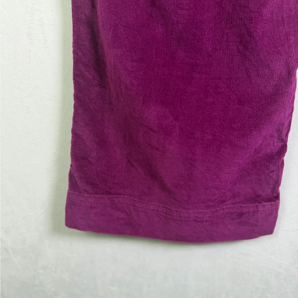 Athleta Women’s Loveland Corduroy Pant Raspberry Low Rise Stretch Cord Size 6P - Image 8