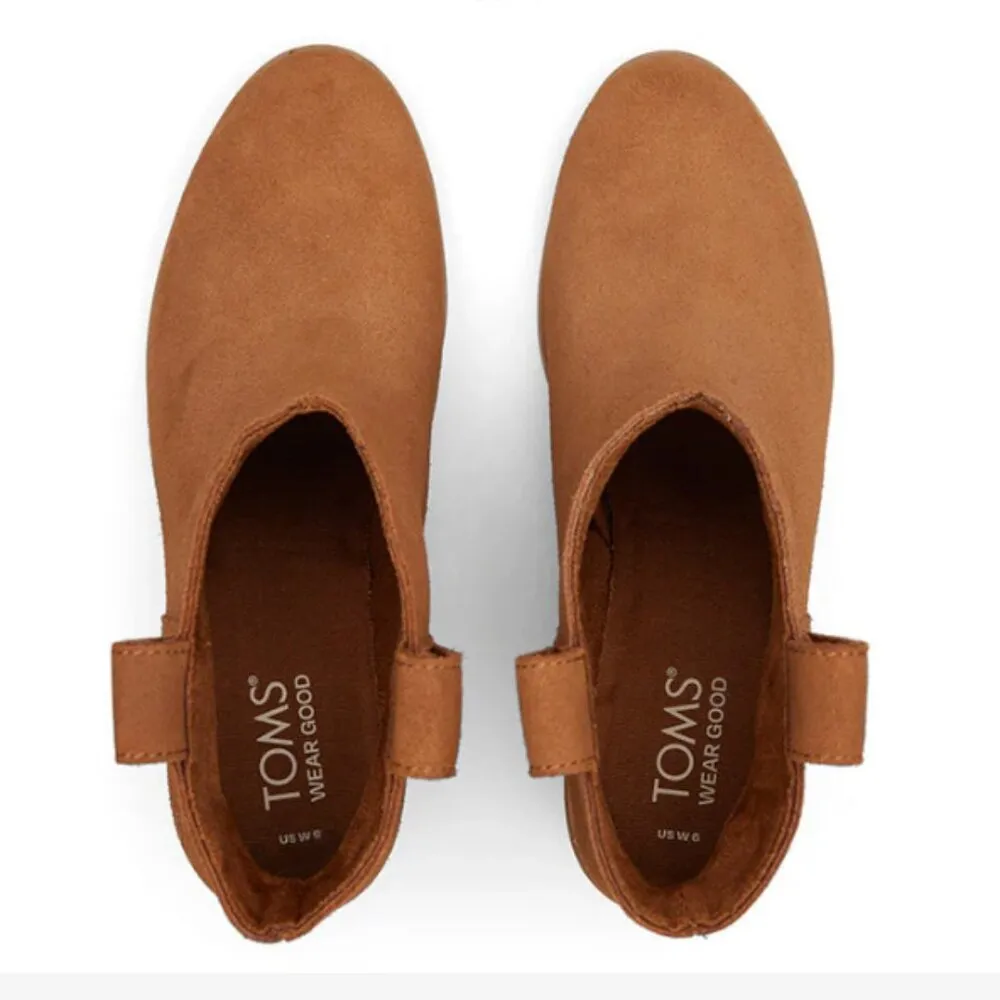 NWT TOMS Womens Constance Ankle Boot - Tan - Image 5