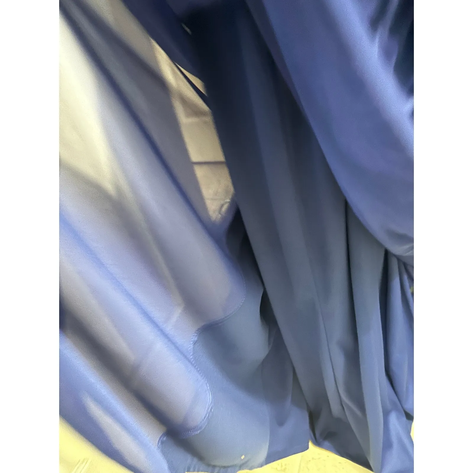 David’s Bridal Cobalt Blue Rhinestone Waist Bridesmaid Formal Dress 10 L W11092 - Image 7