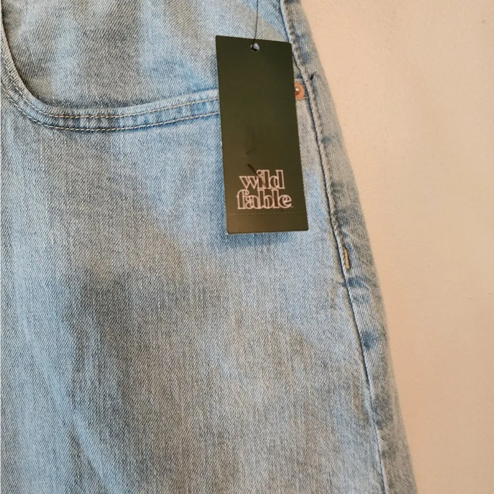 Wild fable high rise midi Denim Jean shorts size 17 - Image 2