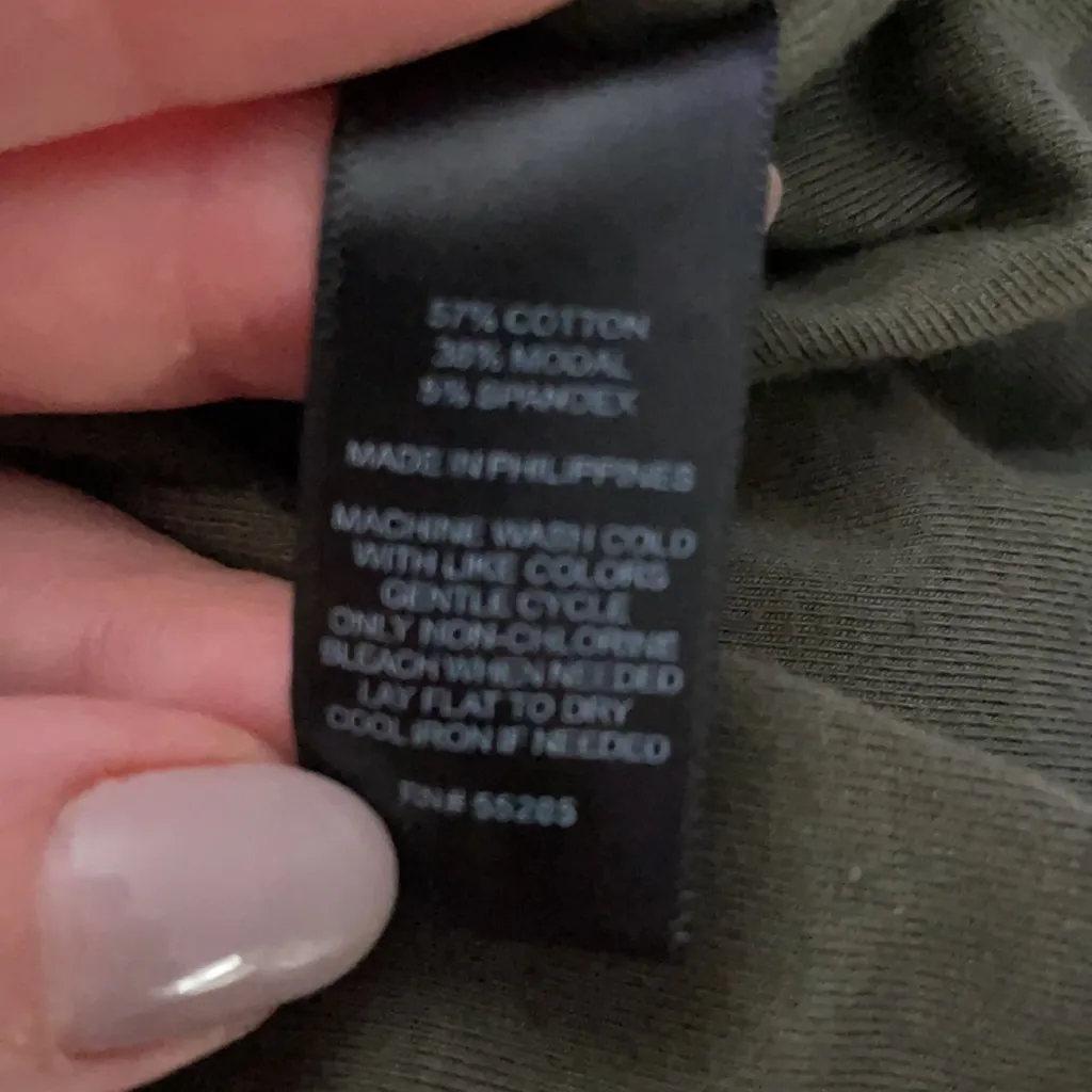 New Express ruched tank dress olive green - Image 8