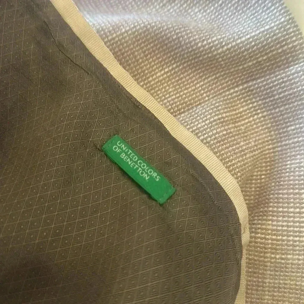 United Colors of Benetton Tweed A-Line Skirt (EU 40 / US 8) wool silk - Image 5