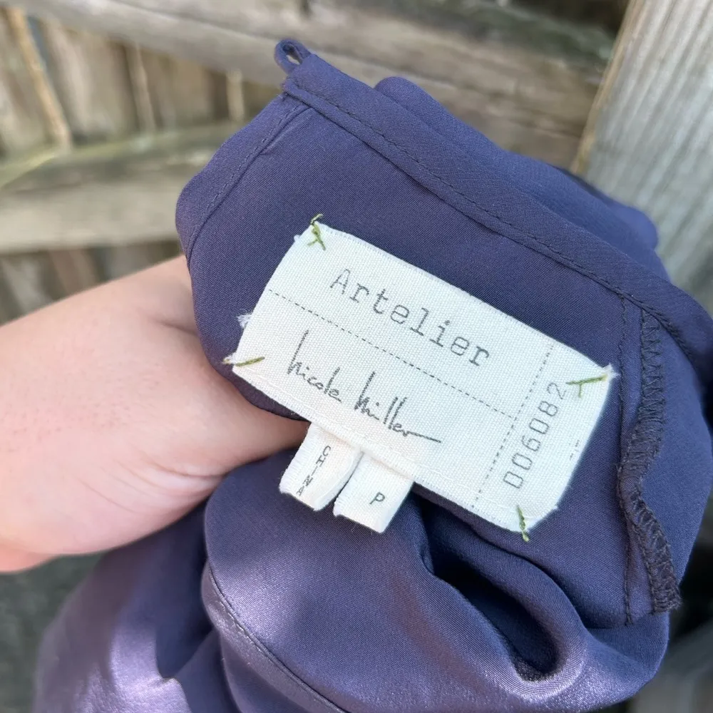 NICOLE MILLER ATELIER SILK FORMAL DRESS - Image 3