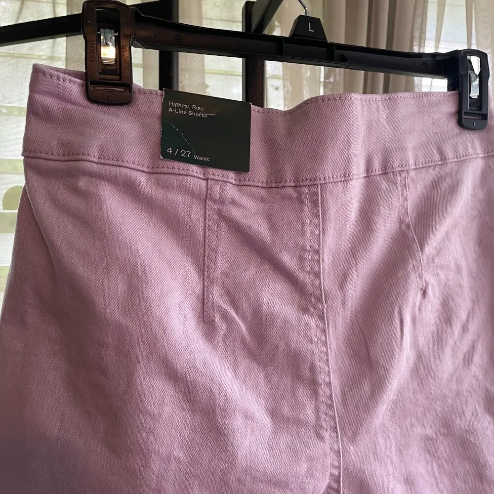 Wild Fable NWT  Highest Rise A-Line Shorts Light Purple Lilac Size 4 / 27 Waist - Image 3
