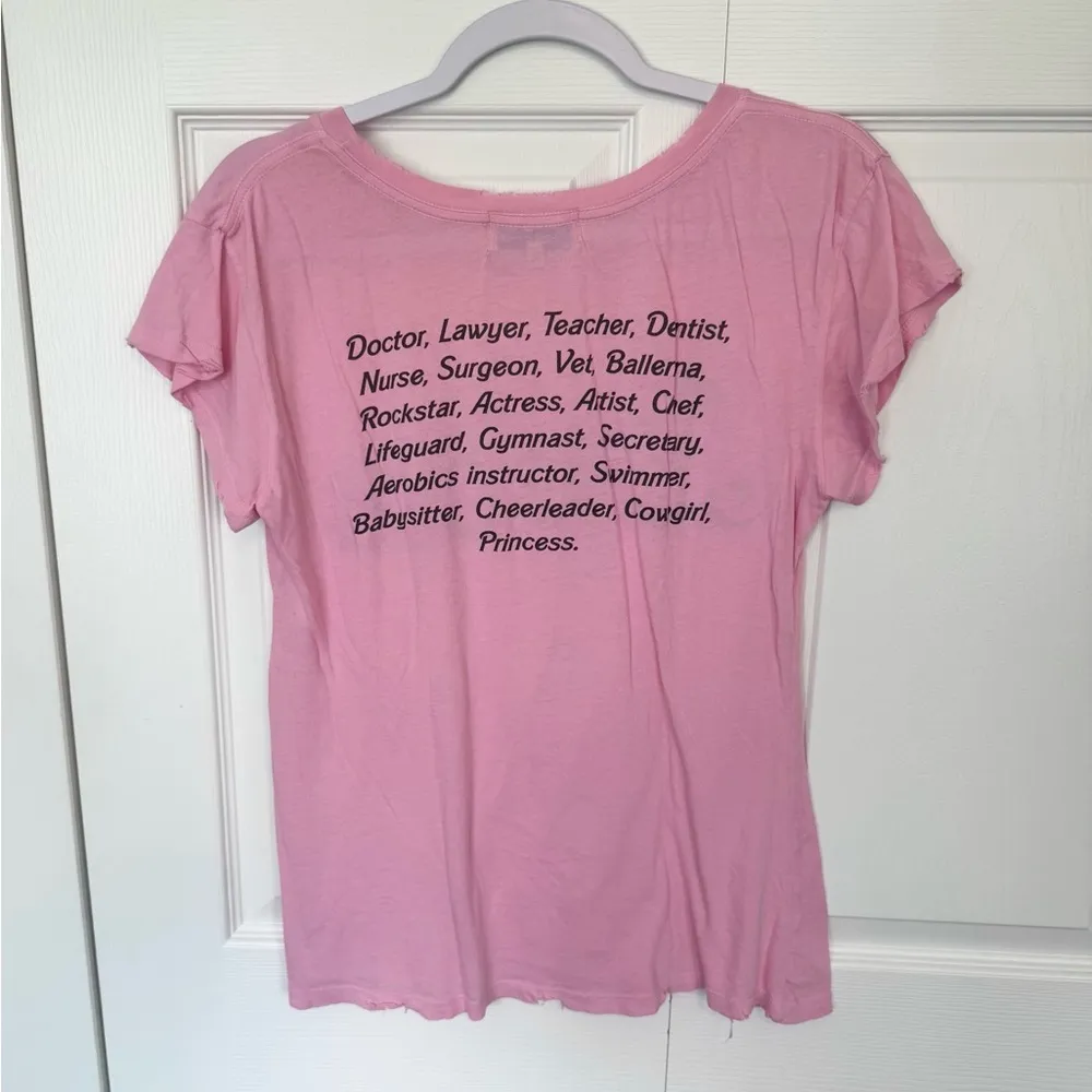 WILDFOX Rare 🩷 Barbie 💅Pink lightweight T-Shirt - XS - Image 4