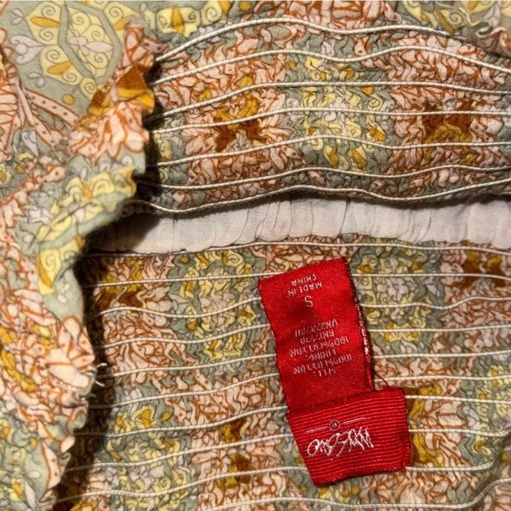 Mossimo Supply Co Butterfly Print Skirt – Size Small Orange - Image 4