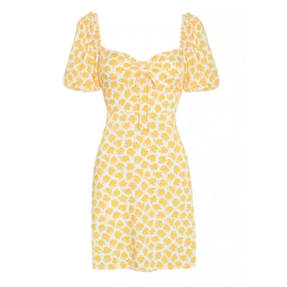 💕FAITHFULL THE BRAND💕 Shimma Dress ~ Bette Floral Yellow Medium US 6 NWT - Image 6