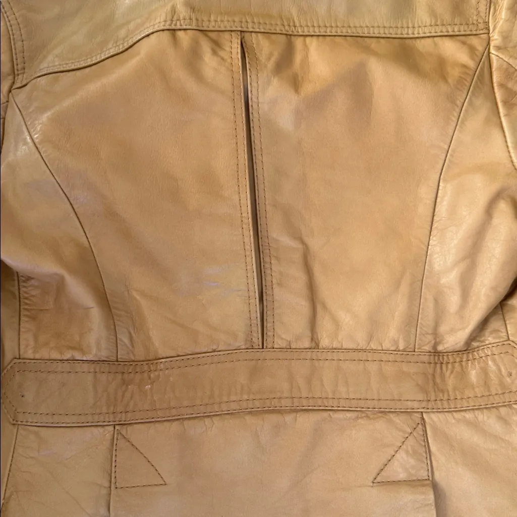 PIONEER Camel Leather western Jacket Tan Size 40 - Image 16