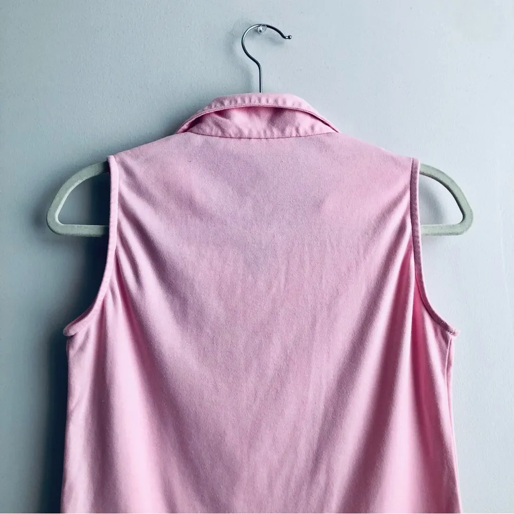 Bette & Court sleeveless Golf Pink Shirt Women’s Size S - Image 4